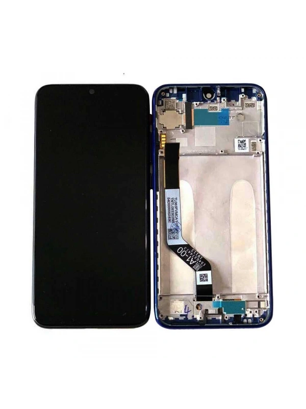 Xiaomi Uyumlu Redmi Note 7 Pro Lcd Ekran Mavi Çıtalı