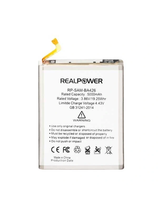 RealPower Samsung Uyumlu Galaxy A32 A325 Batarya 5000mAh Li-Polymer Uzun Ömürlü Pil