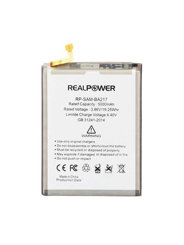 RealPower Samsung Uyumlu Galaxy A12 A125 Batarya 5000mAh Li-Polymer Uzun Ömürlü Pil