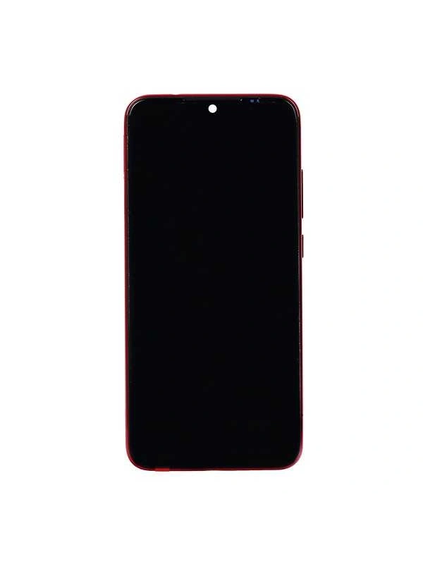 Xiaomi Uyumlu Redmi Note 7 Pro Lcd Ekran Kırmızı Çıtalı