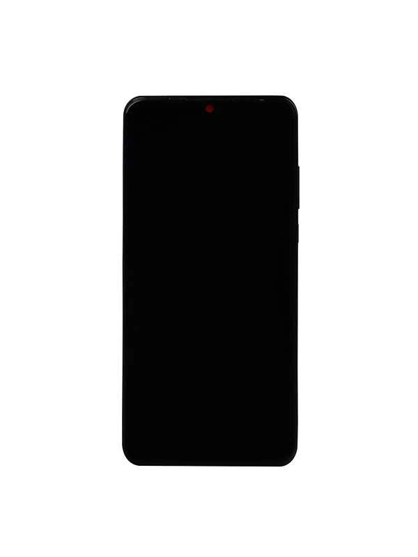 Huawei Uyumlu P30 Lite Lcd Ekran Siyah Çıtalı 48mp