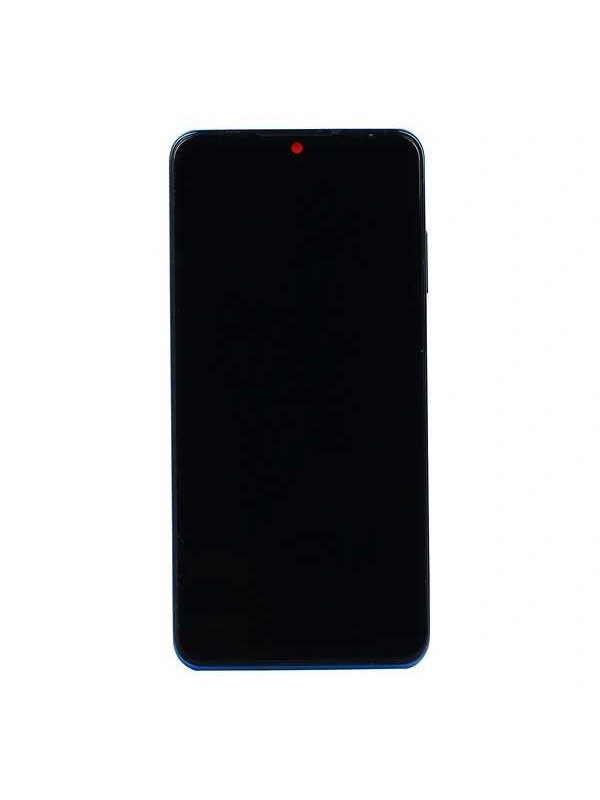 Huawei Uyumlu P30 Lite Lcd Ekran Mavi Çıtalı 48mp