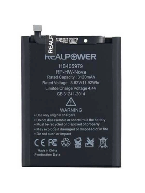RealPower Huawei Uyumlu Y5 2019 Batarya 3120mAh Li-Polymer Uzun Ömürlü Pil
