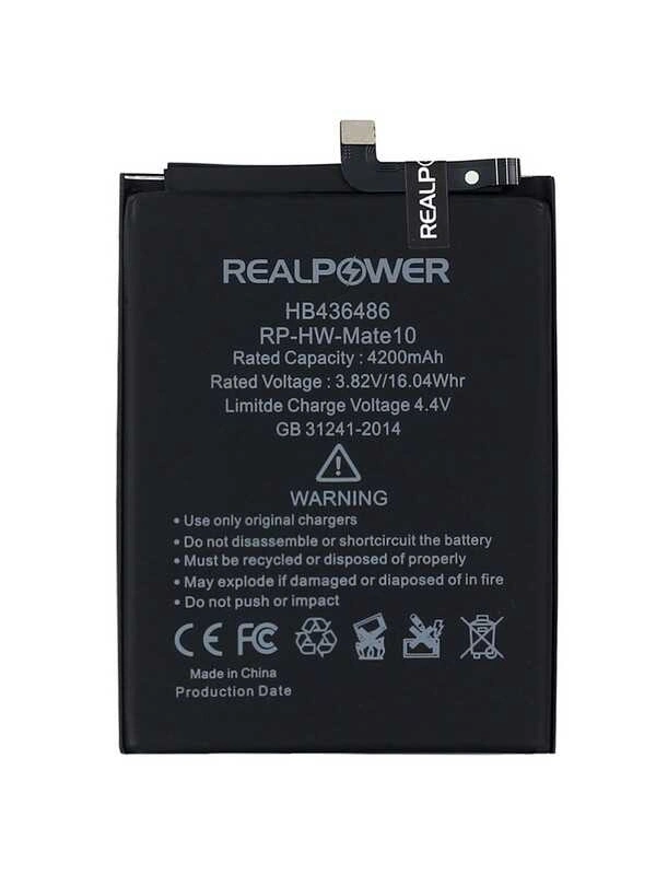 RealPower Huawei Uyumlu Mate 10 Pro Batarya 4200mAh Li-Polymer Uzun Ömürlü Pil