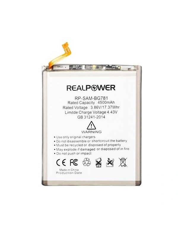 RealPower Samsung Uyumlu Galaxy A52s A528 Batarya 4500mAh Li-Polymer Uzun Ömürlü Pil
