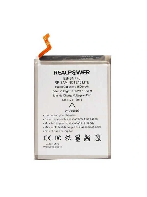 RealPower Samsung Uyumlu Galaxy Note 10 Lite N770 Batarya Li-Polymer Uzun Ömürlü Pil