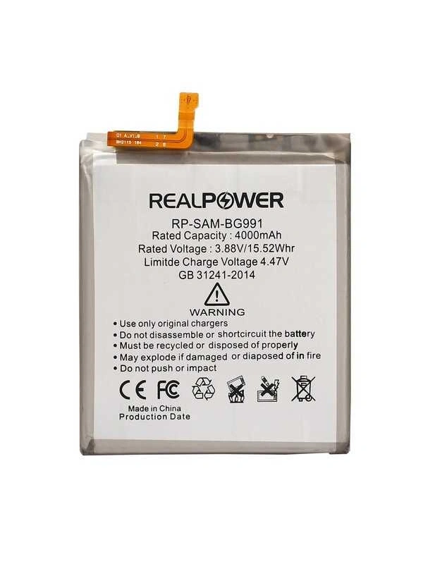 RealPower Samsung Uyumlu Galaxy S21 G991 Batarya Li-Polymer Uzun Ömürlü Pil