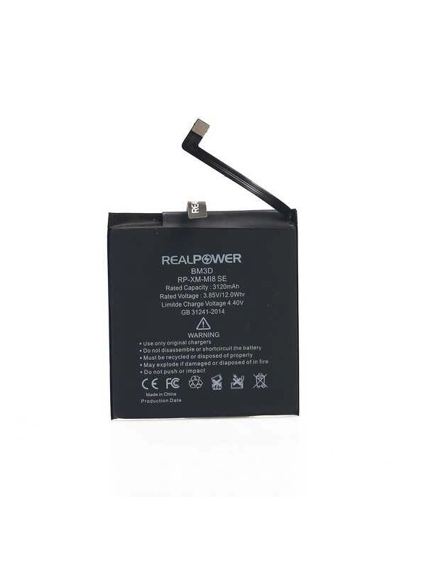 RealPower Xiaomi Uyumlu Mi 8 Se Batarya Li-Polymer Uzun Ömürlü Pil
