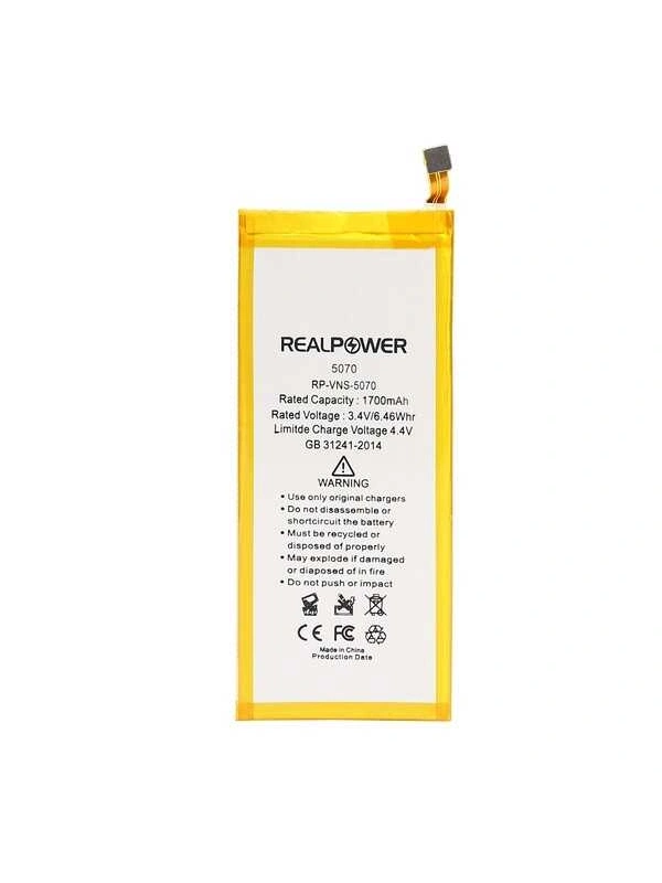 RealPower Vestel Uyumlu Venüs V3 5070 Batarya 1700mAh Li-Polymer Uzun Ömürlü Pil
