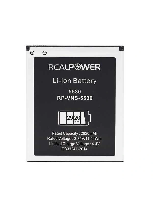RealPower Vestel Uyumlu Venüs V3 5530 Batarya 2920mAh Li-Polymer Uzun Ömürlü Pil