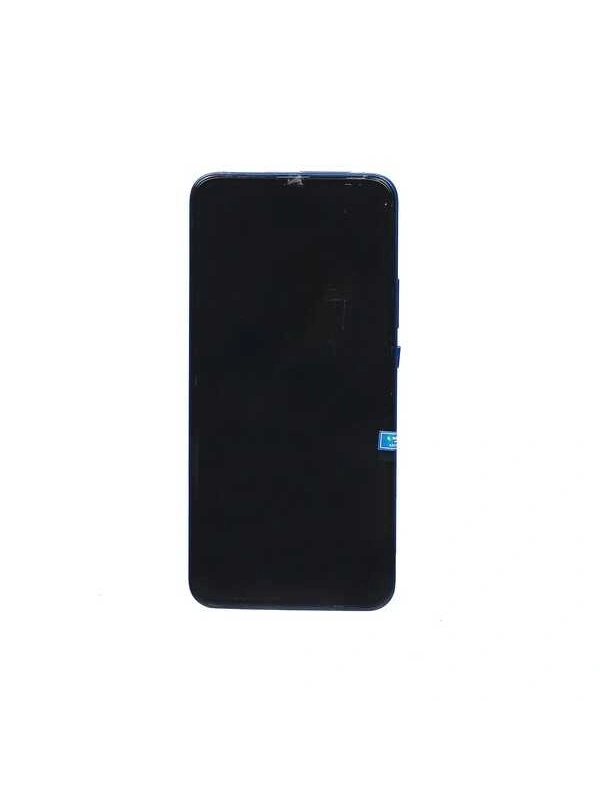 Huawei Uyumlu Y9 Prime 2019 Lcd Ekran Mavi Çıtalı