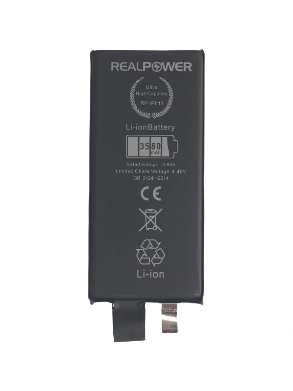 RealPower Apple Uyumlu iPhone 11 Batarya 3530mAh Flexsiz Yüksek Kapasiteli Güçlendirilmiş Pil