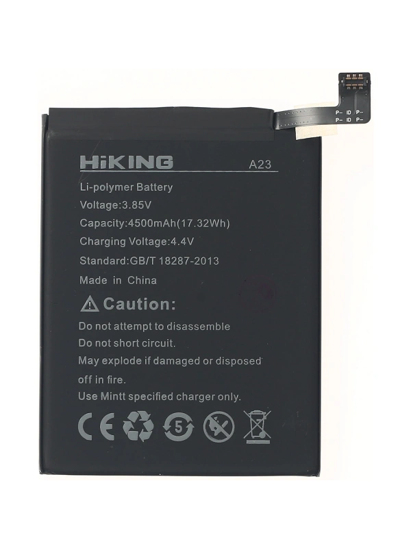 RealPower Hiking Uyumlu A23 Batarya 4500mAh Li-Polymer Uzun Ömürlü Pil