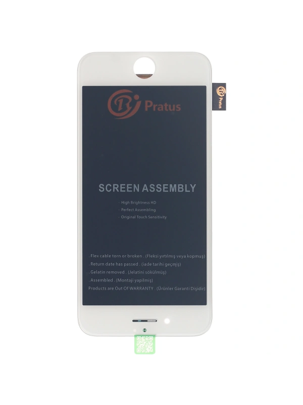 Pratus Apple Uyumlu iPhone 7 Lcd Ekran Beyaz