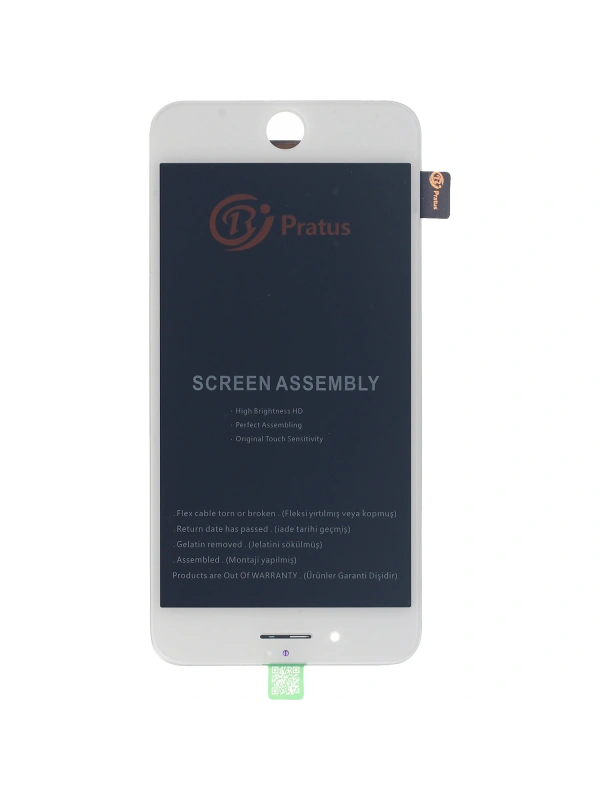 Pratus Apple Uyumlu iPhone 7 Plus Lcd Ekran Beyaz