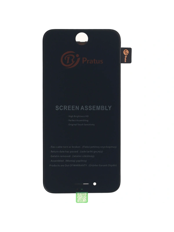 Pratus Apple Uyumlu iPhone 8 Lcd Ekran Siyah
