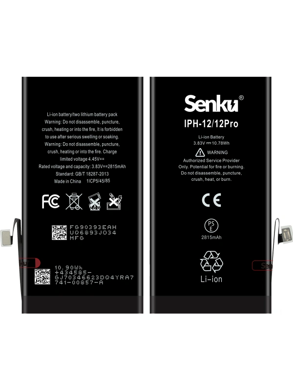 Senku Apple Uyumlu iPhone 12 Batarya