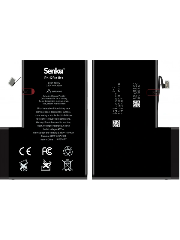 Senku Apple Uyumlu iPhone 12 Pro Max Batarya