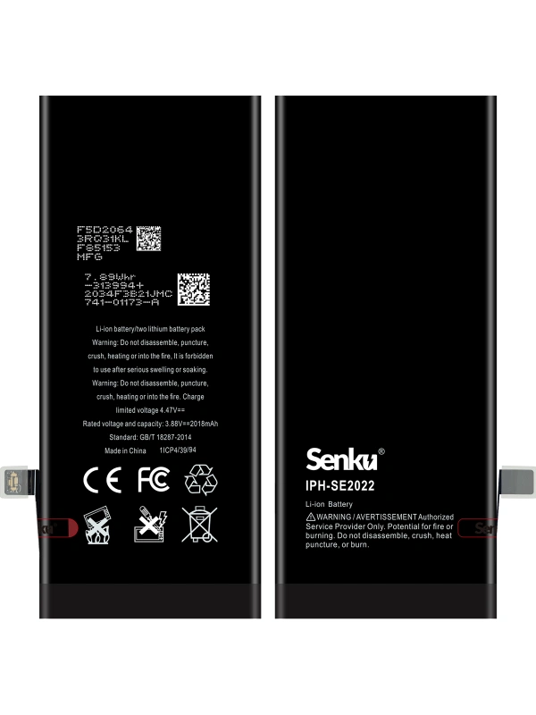 Senku Apple Uyumlu iPhone Se 2022 Batarya