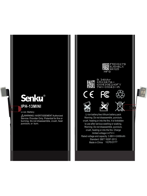 Senku Apple Uyumlu iPhone 13 Mini Batarya