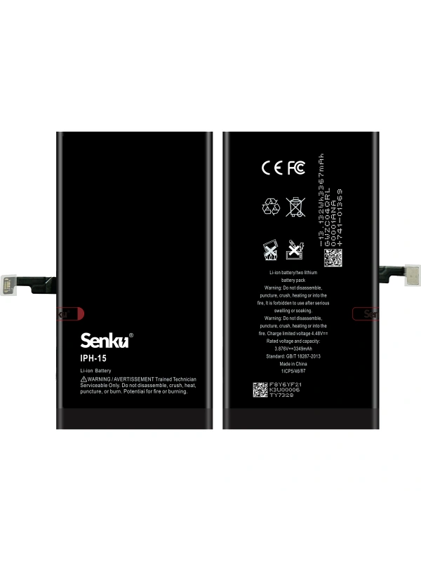 Senku Apple Uyumlu iPhone 15 Batarya