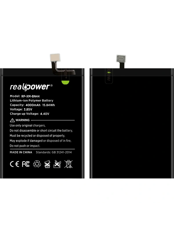 RealPower Xiaomi Uyumlu Redmi 5 Plus Batarya 4200mAh Li-Polymer Uzun Ömürlü Pil