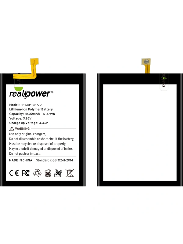 RealPower Samsung Uyumlu Galaxy Note 10 Lite N770 Batarya Li-Polymer Uzun Ömürlü Pil
