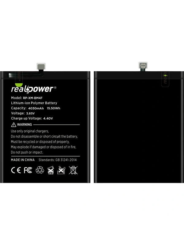 RealPower Xiaomi Uyumlu Mi A3 Batarya Li-Polymer Uzun Ömürlü Pil