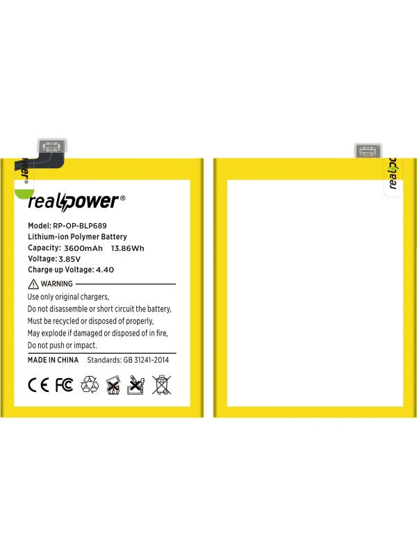 RealPower Oppo Uyumlu RX17 Neo Batarya 3200mAh Li-Polymer Uzun Ömürlü Pil