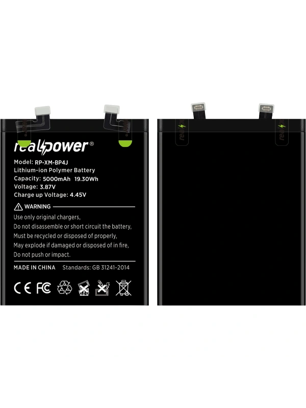 RealPower Xiaomi Uyumlu Redmi Note 12 Pro Plus Batarya Li-Polymer Uzun Ömürlü Pil