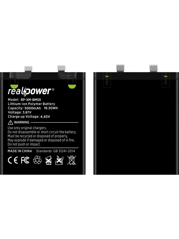RealPower Xiaomi Uyumlu Mi 11t Batarya Li-Polymer Uzun Ömürlü Pil