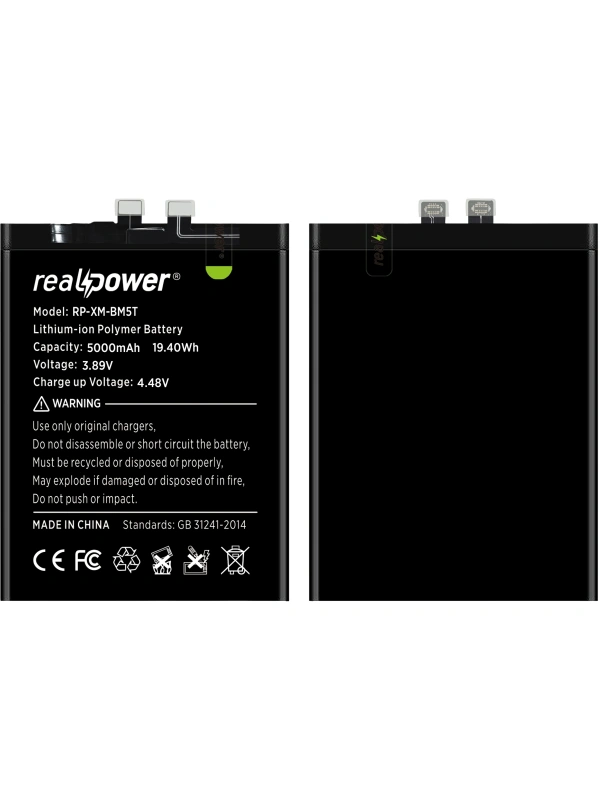 RealPower Xiaomi Uyumlu Redmi Note 13 Pro 4g Batarya Li-Polymer Uzun Ömürlü Pil