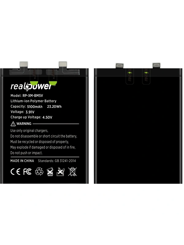 RealPower Xiaomi Uyumlu Redmi Note 13 Pro 5g Batarya Li-Polymer Uzun Ömürlü Pil