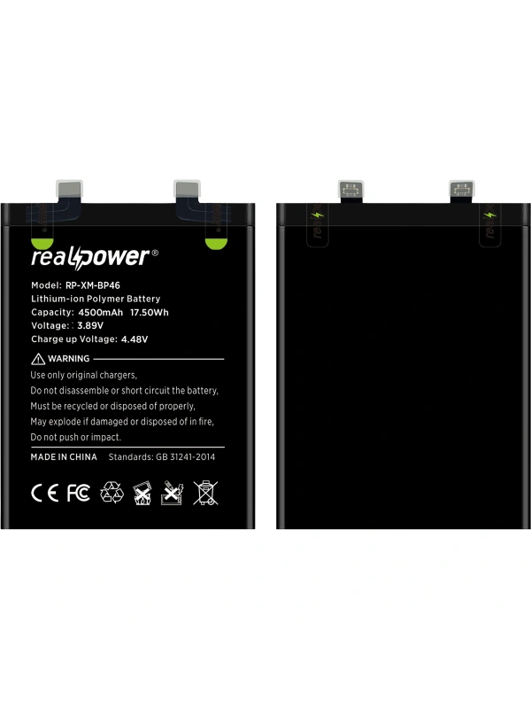 RealPower Xiaomi Uyumlu Mi 12 Batarya Li-Polymer Uzun Ömürlü Pil