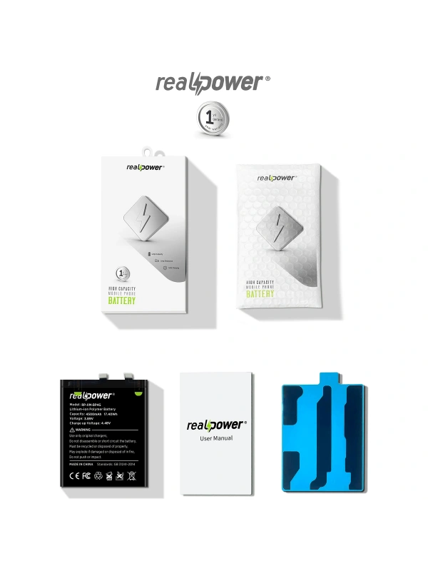 RealPower Xiaomi Uyumlu Mi 13 Batarya Li-Polymer Uzun Ömürlü Pil