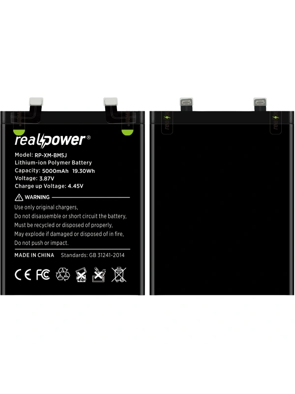 RealPower Xiaomi Uyumlu Mi 12t Batarya Li-Polymer Uzun Ömürlü Pil