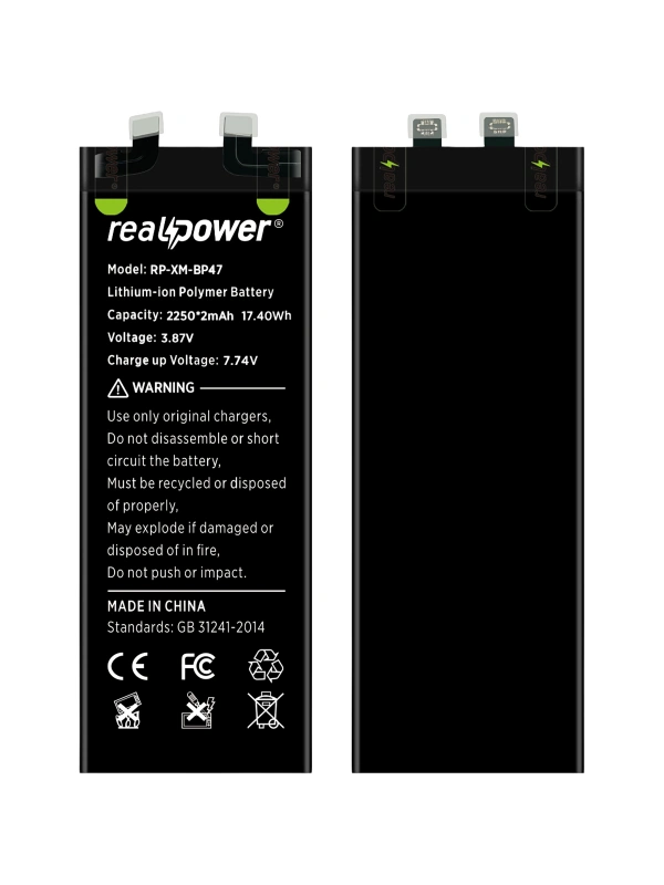 RealPower Xiaomi Uyumlu Redmi Note 11 Pro Plus 5g Batarya Li-Polymer Uzun Ömürlü Pil