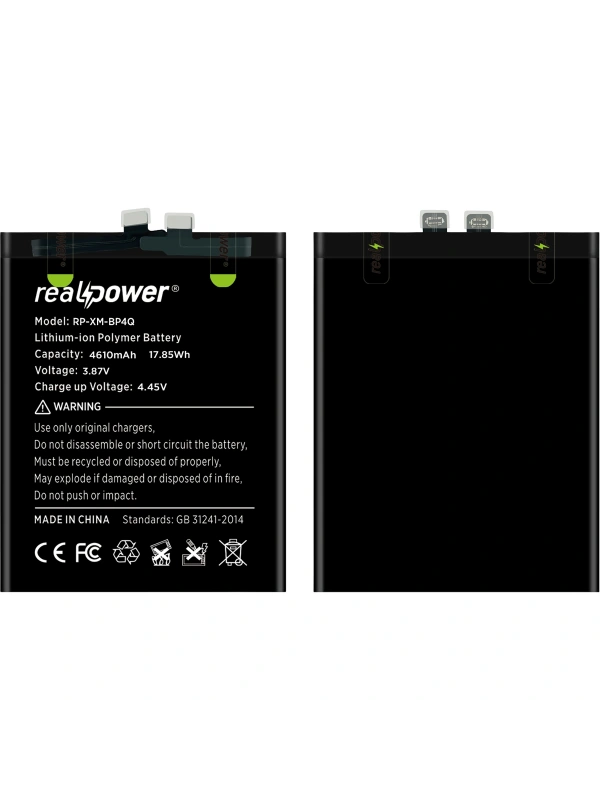 RealPower Xiaomi Uyumlu 14 Batarya Li-Polymer Uzun Ömürlü Pil