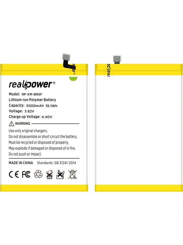 RealPower Xiaomi Uyumlu Redmi A2 Batarya Li-Polymer Uzun Ömürlü Pil