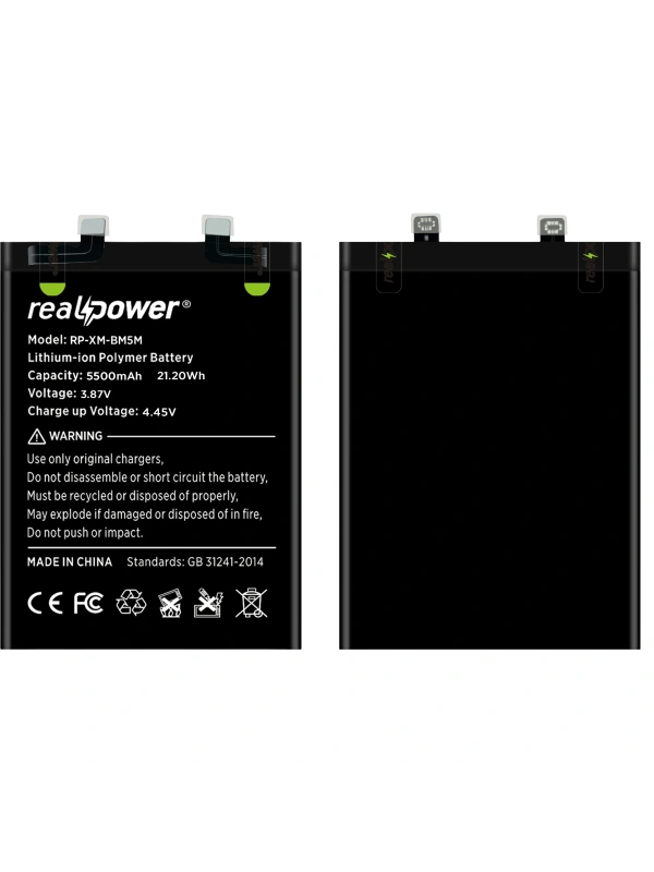 RealPower Xiaomi Uyumlu Redmi K60 Batarya Li-Polymer Uzun Ömürlü Pil