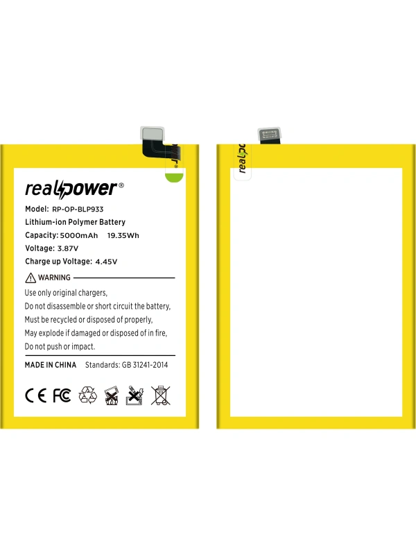 RealPower Realme Uyumlu 11 5G Batarya Li-Polymer Uzun Ömürlü Pil