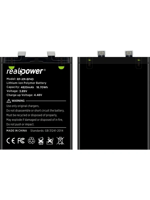 RealPower Xiaomi Uyumlu 13 Pro Batarya Li-Polymer Uzun Ömürlü Pil