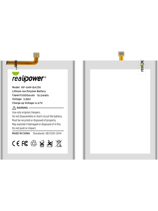 RealPower Samsung Uyumlu Galaxy A36 A366 Batarya Li-Polymer Uzun Ömürlü Pil