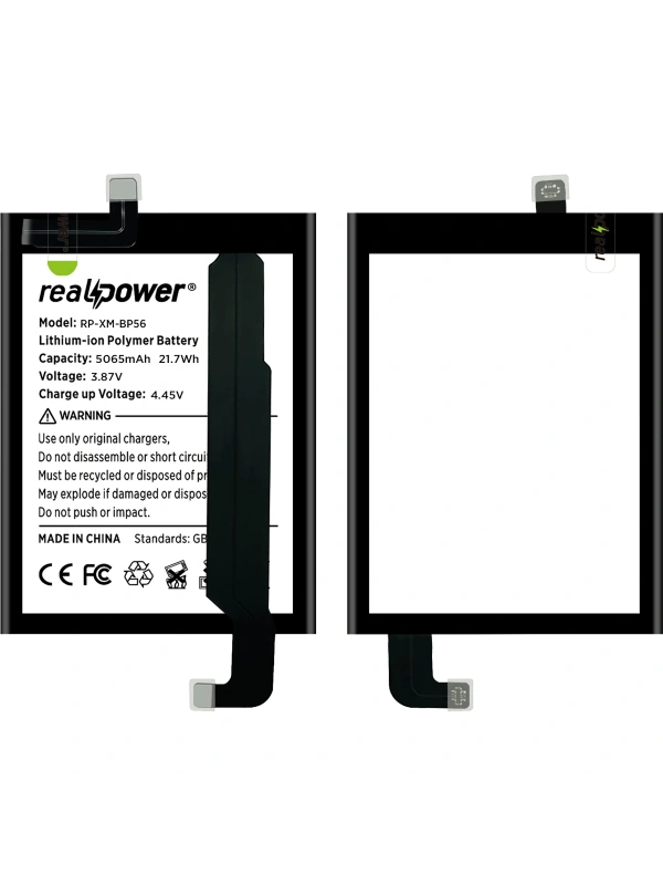 RealPower Xiaomi Uyumlu Redmi Note 14 Pro Plus 5g Batarya Li-Polymer Uzun Ömürlü Pil