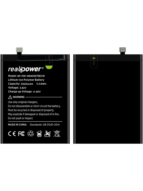 RealPower Huawei Uyumlu Nova Batarya 3120mAh Li-Polymer Uzun Ömürlü Pil