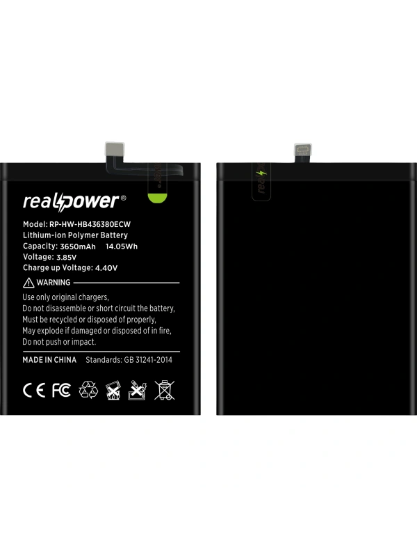 RealPower Huawei P30 Batarya Li-Polymer Uzun Ömürlü Pil