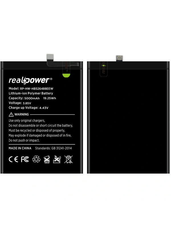 RealPower Huawei P Smart 2021 Batarya Li-Polymer Uzun Ömürlü Pil
