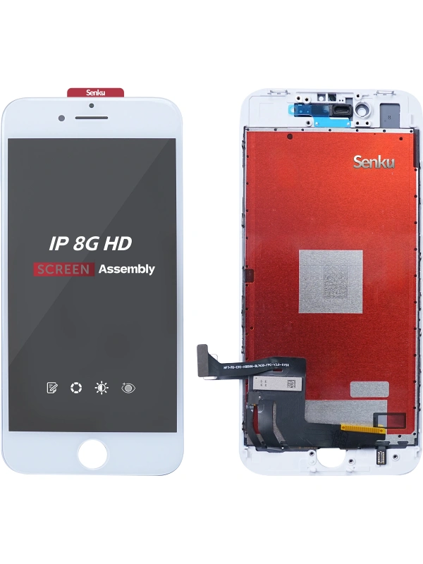 Senku Apple Uyumlu iPhone 8 Lcd Ekran Siyah A Kalite