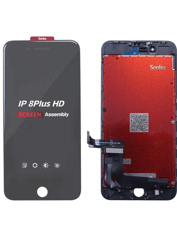 Senku Apple Uyumlu iPhone 8 Plus Lcd Ekran Siyah