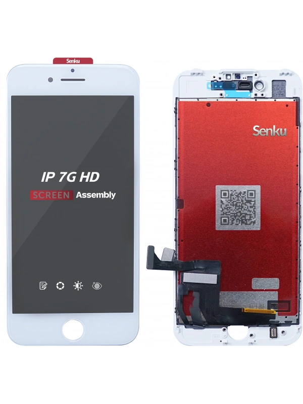 Senku Apple Uyumlu iPhone 7 Lcd Ekran Beyaz A Kalite
